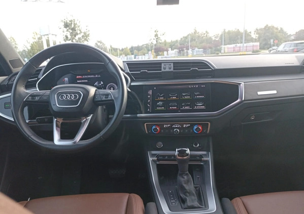 Audi Q3 cena 119900 przebieg: 47000, rok produkcji 2020 z Gdańsk małe 277